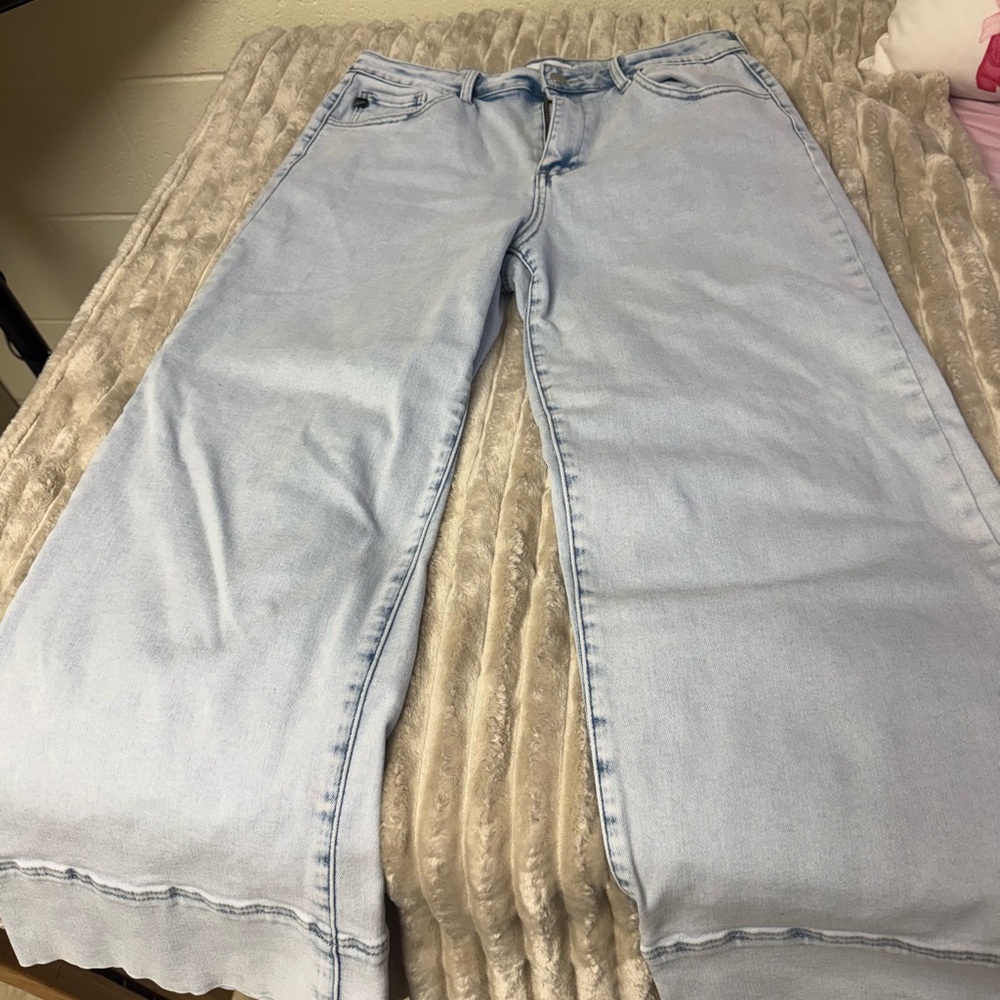 Essentials Light Blue Flare Jeans
